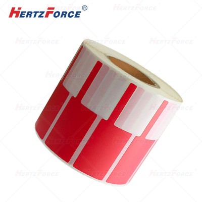 热转印P型标签纸 25*38+40mm 200张/卷 红色