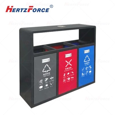 户外三分类收纳 垃圾桶108*36*90cm