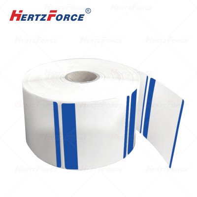 热敏合成纸 70mm*70mm 100张 蓝白色