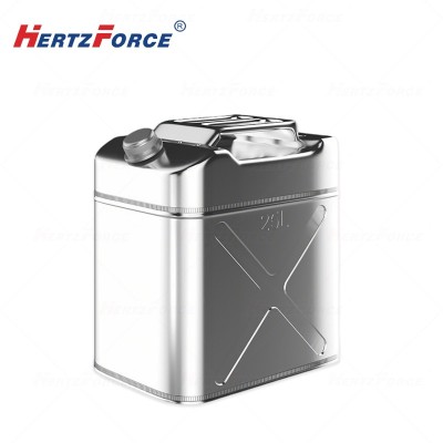 方形 201不锈钢大口铝盖汽油桶柴油壶 25升