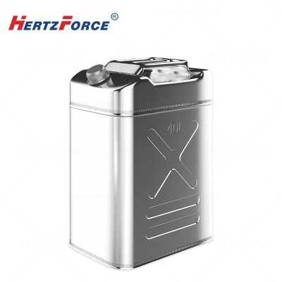 方形201不锈钢大口铝盖汽油桶柴油壶 40升