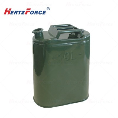 立式铁盖（升级加厚高款）汽油桶柴油壶 10升