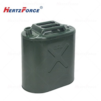 立式铁盖（升级加厚款）汽油桶柴油壶 25升