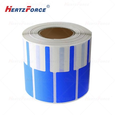 热转印P型标签纸 30*45+50mm 150张/卷 蓝色