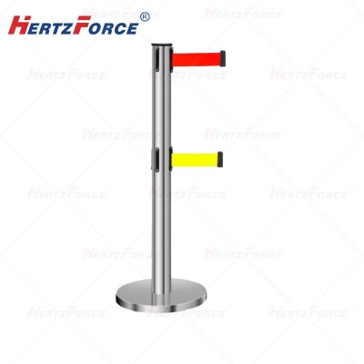 不锈钢伸缩围栏 伸缩带长5米