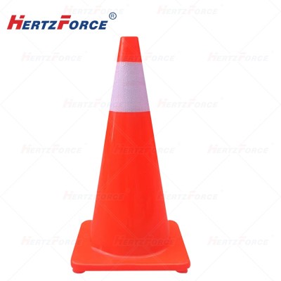 PVC反光路锥 高度69.5cm 底座35*35cm