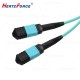 光纤跳线 MPO-MPO 5M 多模12芯om3
