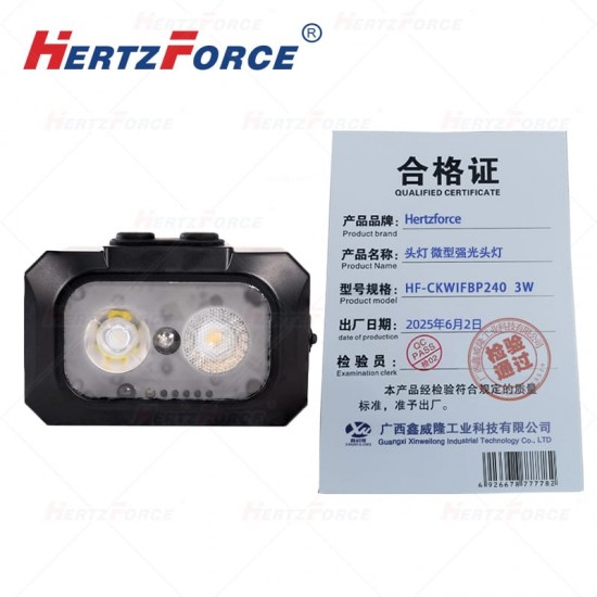 头灯 微型防爆强光头灯 额定功率：3W 防护等级IP68