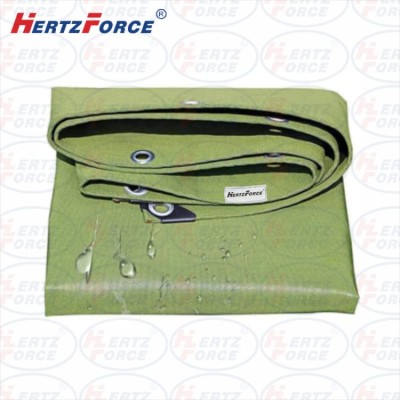 加厚防雨布 PVC涂塑布 军绿色 1000*1000mm