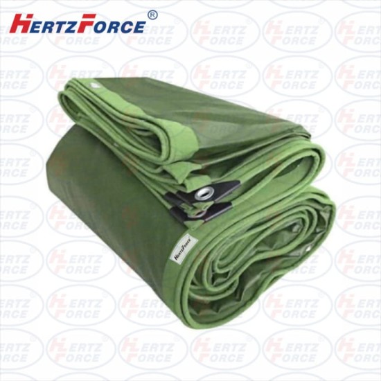 加厚防雨布 PVC涂塑布 军绿色 1000*1000mm