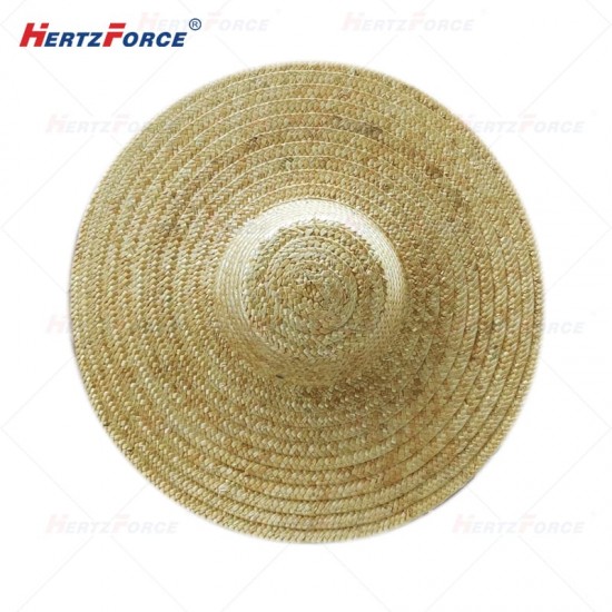 防晒草帽 麦秆户外防晒帽 直径40cm
