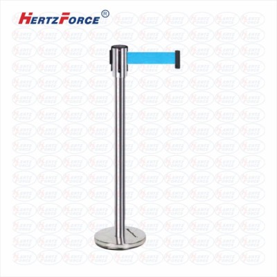 伸缩隔离带 安全警示带 伸缩带2米 杆身高度90cm