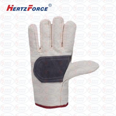 帆布手套 双层帆布衬皮 长25cm*宽13.5cm