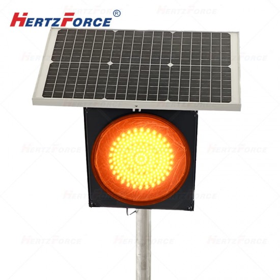太阳能警示灯黄闪 灯功率35W 可视距离1200米