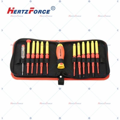 12件精密螺丝批 绝缘VDE电子维修套装