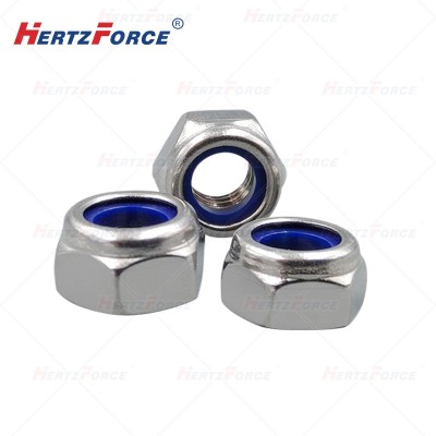 尼龙防松螺母 DIN985蓝尼 12*19mm 50个/箱