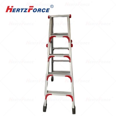 加厚加固铝合金人字梯 1.5米