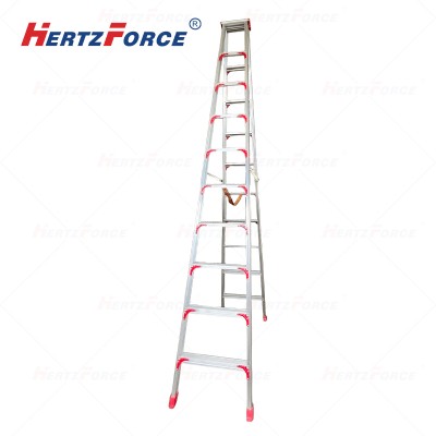 加厚加固铝合金人字梯 4米