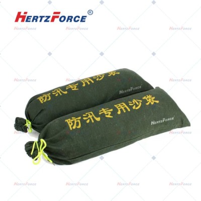 应急堵水加厚帆布防汛沙袋 （抽绳款）配色40*80cm