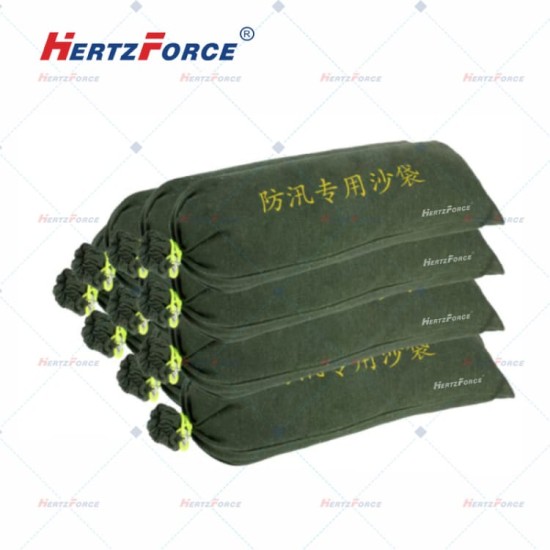 应急堵水加厚帆布防汛沙袋（抽绳款）配色 25*50cm