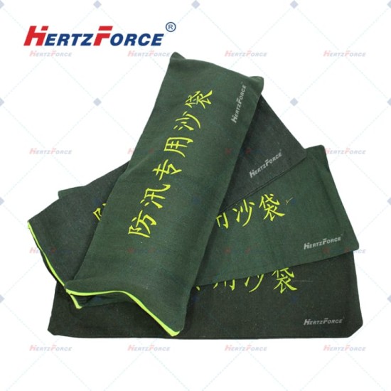 应急堵水加厚帆布防汛沙袋（拉链款）配色 30*70cm