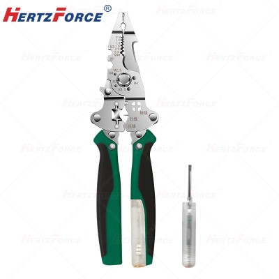 多功能折叠剥线钳28合一带电笔 250mm