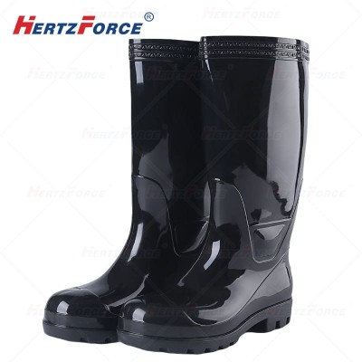 钢头防砸高筒雨鞋雨靴 黑/黄色可选 39-45码可选