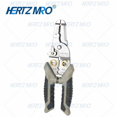 多功能不锈钢剥线钳 总长：18.5cm