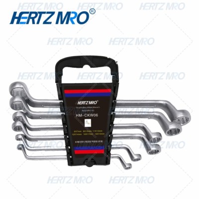 全抛光双头梅花扳手套装 6件套 重量0.46kg