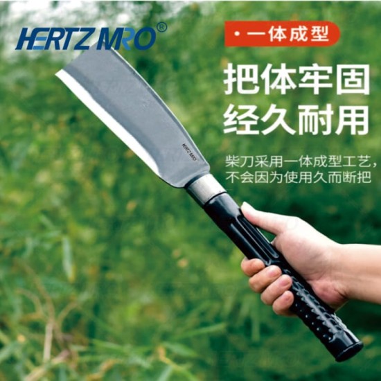 短柄 锰钢砍柴刀 全长50cm