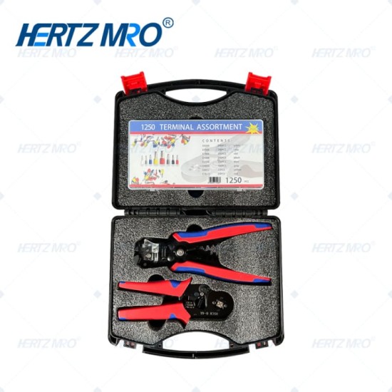 HERTZMRO 多功能全自动剥线钳 0.25-10mm² 压线钳三件套