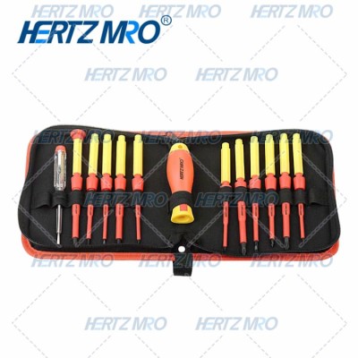 12件精密螺丝批 绝缘VDE电子维修套装
