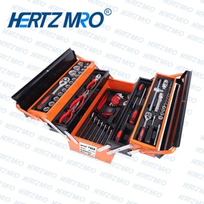 手提铁箱工具套装 棘轮扳手套装 168件套