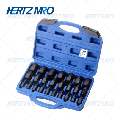 英制断头螺丝取出器 套筒手动组合套装 25件套