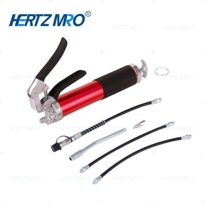 手动黄油枪 配锁钳式油嘴 六件套 红蓝可选