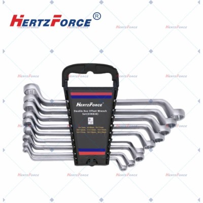 全抛光双头梅花扳手套装 9件套