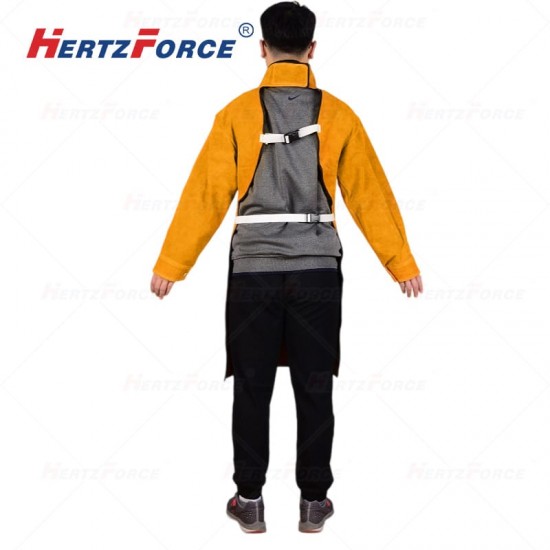 牛皮电焊作服反穿 衣焊工围裙 中款105CM