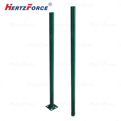 荷兰网立柱防护网立柱 高1.2m底盘/预埋可选