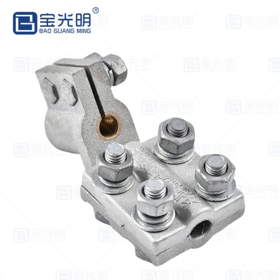 电力变压器铜铝佛手线夹 总长120mm SBG-M12