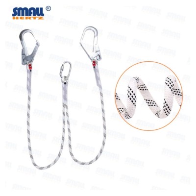 安全绳 铝合金大挂钩保险绳 （不含缓冲包）Ф14mm 长2米