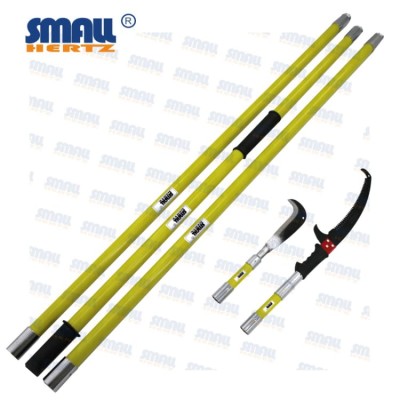 多功能高枝手用锯 修枝锯手用剪+砍柴刀 三节4.5米