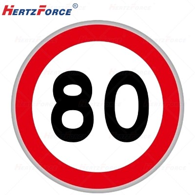 限速牌定制(内容可定制)直径600mm