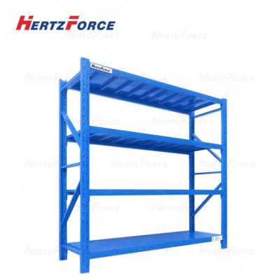 仓储货架四层 200*60*200cm 每层承重500kg  蓝/灰白色/可选