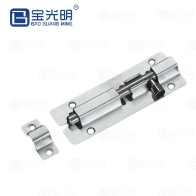 不锈钢插销4寸 明装门栓 25mm*98mm