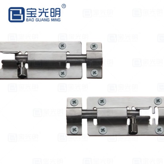 不锈钢插销4寸 明装门栓 25mm*98mm