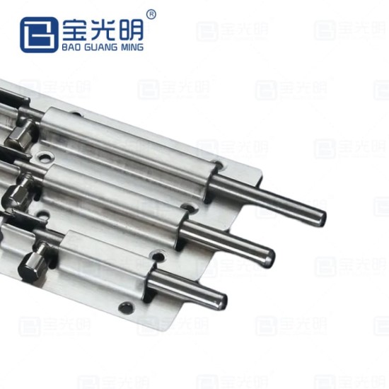 不锈钢插销4寸 明装门栓 25mm*98mm