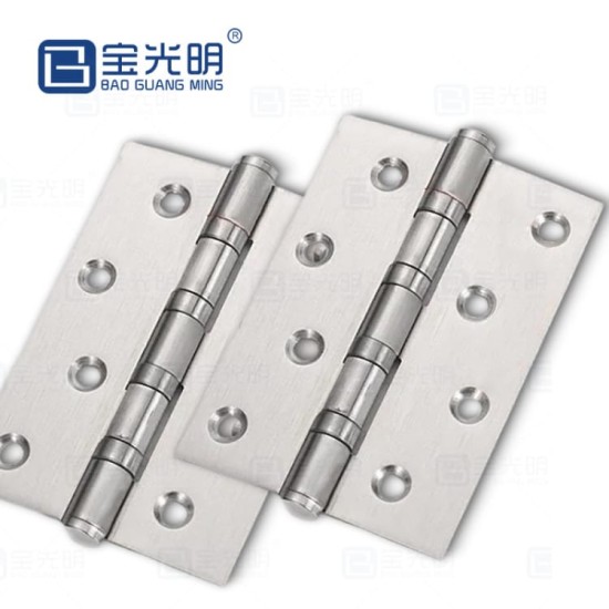 304不锈钢平开合页4寸 100mm*71mm*2.0 配螺丝