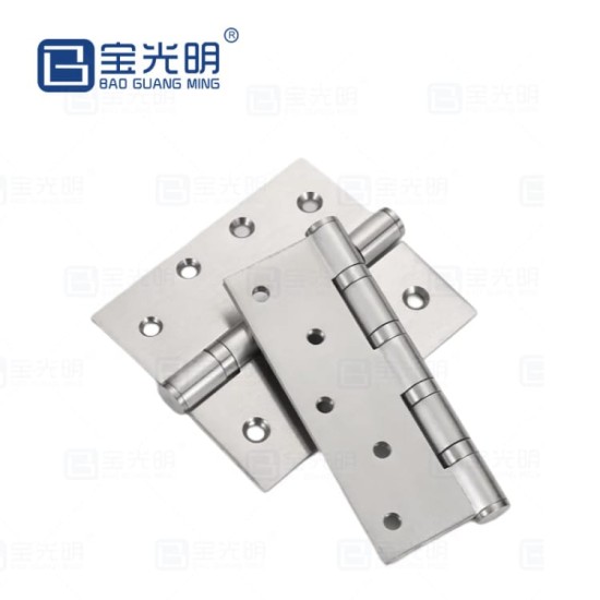 304不锈钢平开合页5寸 124mm*75mm*3.0 配螺丝