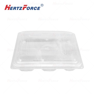 一次性五格饭盒带盖 1000ml 150套/件