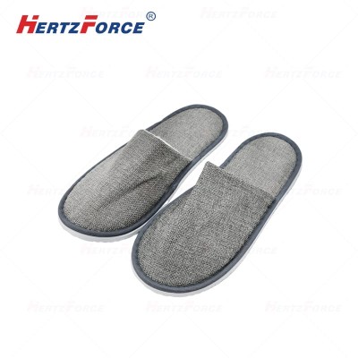 一次性拖鞋 亚麻包脚趾增白柳叶纹鞋底 400双/袋